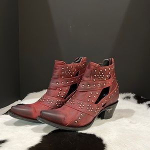 Lane Studs and Straps Ankle Boots
